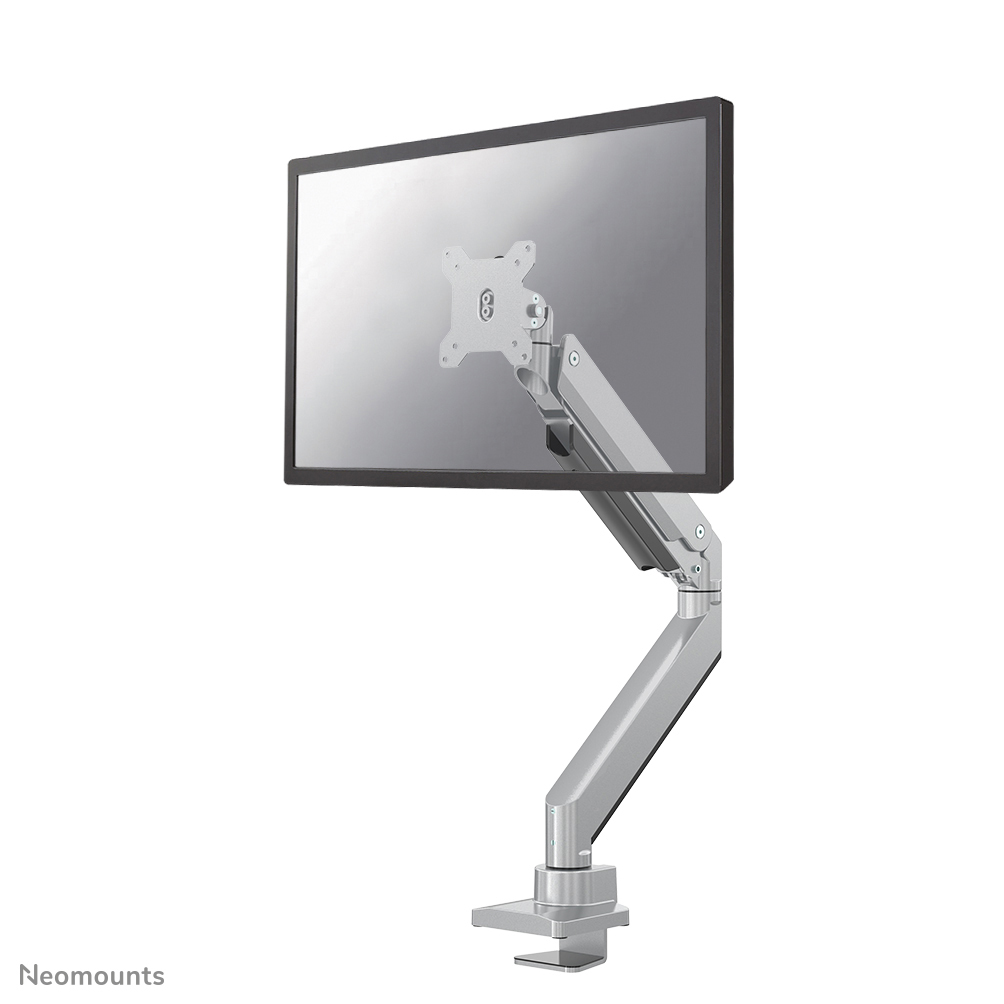 Neomounts NM-D775SILVER Brazo de monitor 10-32" - resorte de gas - Topfix - Tope-a-180°